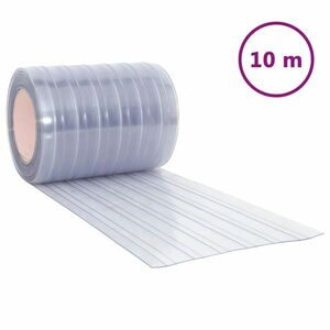 vidaXL átlátszó PVC ajtófüggöny 300 mm x 3 mm 10 m kép