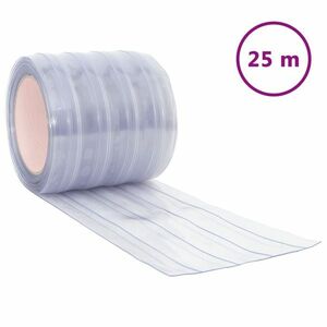 vidaXL átlátszó PVC ajtófüggöny 200 mm x 2 mm 25 m kép