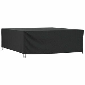 vidaXL fekete 420D vízálló kerti bútorhuzat 260 x 260 x 90 cm kép