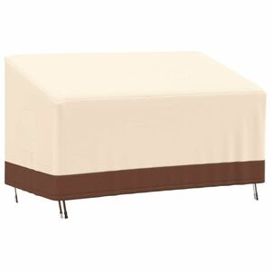 vidaXL bézs 600D oxford 3 személyes padhuzat 159 x 84 x 56/81 cm kép