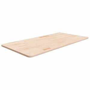 vidaXL kezeletlen tömör fa fürdőszobai pult 100x50x1, 5cm kép