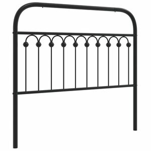 vidaXL fekete fém fejtámla 107 cm kép