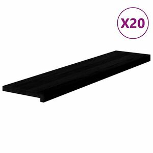 vidaXL lépcsőfokok 20 db Sötétbarna 110x30x2 cm tömör fa tölgyfa kép