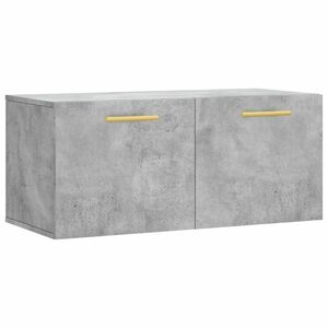 vidaXL betonszürke szerelt fa faliszekrény 80 x 36, 5 x 35 cm kép