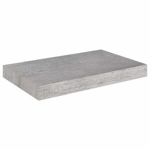 vidaXL betonszürke MDF lebegő fali polc 40 x 23 x 3, 8 cm kép