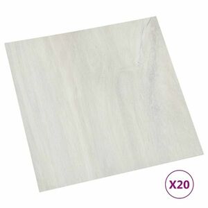 vidaXL 20 db krémszínű öntapadó PVC padlólap 1, 86 m² kép