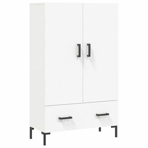 vidaXL fehér szerelt fa magasszekrény 69, 5 x 31 x 115 cm kép