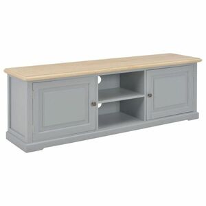 vidaXL szürke fa TV-szekrény 120 x 30 x 40 cm kép