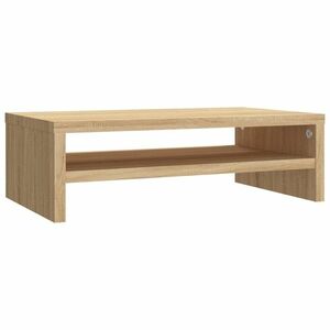 vidaXL sonoma tölgy színű szerelt fa monitorállvány 42 x 24 x 13 cm kép