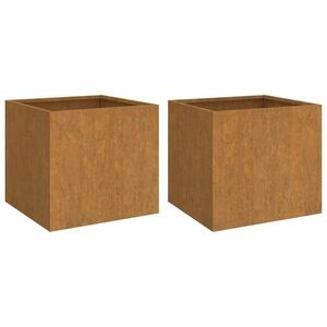 vidaXL 2 db corten acél növénytartó 42x40x39 cm kép