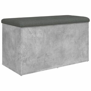 vidaXL betonszürke szerelt fa tárolópad 82 x 42 x 45 cm kép