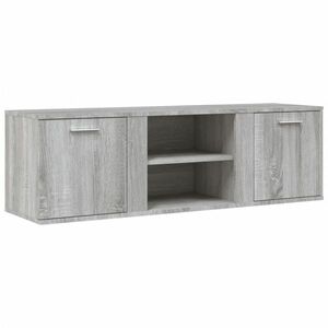 vidaXL szürke sonoma szerelt fa TV-szekrény 120 x 34 x 37 cm kép