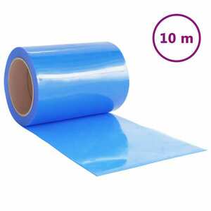 vidaXL kék PVC ajtófüggöny 300 mm x 3 mm 10 m kép