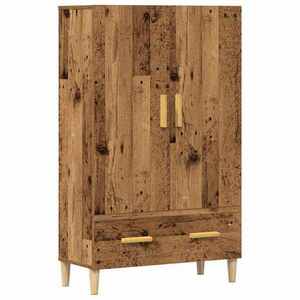 vidaXL Highboard régi fa 70x31x115 cm gépesített fa kép