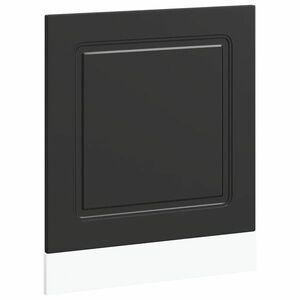 vidaXL mosogatógép panel Kalmar fekete 60x1, 5x67 cm gépesített fa kép