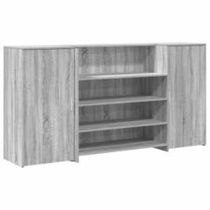 vidaXL recepciós pult szürke sonoma 200x50x103, 5 cm szerelt fa kép