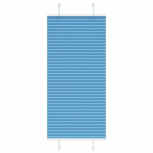 vidaXL pliszírozott redőny kék 55x150 cm Szövetszélesség 54, 4 cm kép