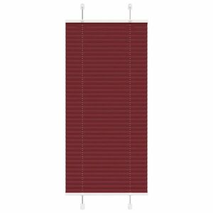 vidaXL pliszírozott redőny Bordeaux piros 60x100 cm Szövetszélesség kép