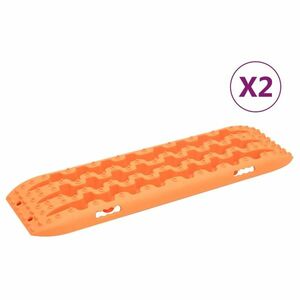 vidaXL 2 db narancssárga nejlon vontatási táblák 106x30, 5x7 cm kép