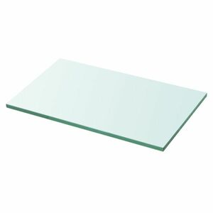 vidaXL 30x15 cm átlátszó panel üvegpolc kép