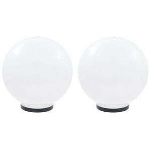 vidaXL 2 db LED gömblámpa 40 cm PMMA kép