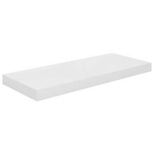 vidaXL magasfényű fehér MDF lebegő fali polc 60 x 23, 5 x 3, 8 cm kép