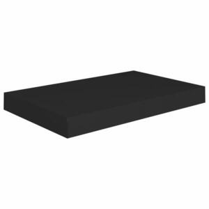 vidaXL fekete MDF lebegő fali polc 40 x 23 x 3, 8 cm kép