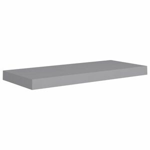 vidaXL szürke MDF lebegő fali polc 60 x 23, 5 x 3, 8 cm kép