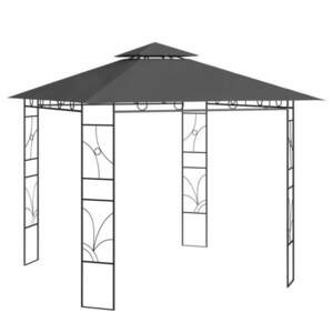 vidaXL antracitszürke pavilon 3 x 3 x 2, 7 m 160 g/m² kép