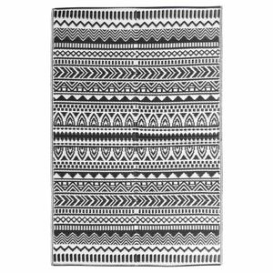 vidaXL fekete PP kültéri szőnyeg 140x200 cm kép