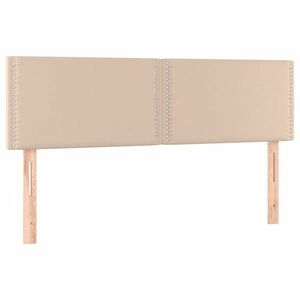 vidaXL 2 db cappuccino színű műbőr fejtámla 72 x 5 x 78/88 cm kép