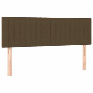 vidaXL 2 db sötétbarna szövet fejtámla 72 x 5 x 78/88 cm kép