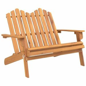 vidaXL tömör akácfa Adirondack kerti pad 126 cm kép