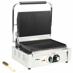 vidaXL bordás kontaktgrill 2200 W 43 x 30, 5 x 20 cm kép