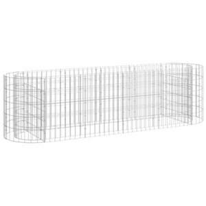 vidaXL horganyzott vas gabion magaságyás 190 x 50 x 50 cm kép