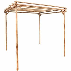 vidaXL bambuszpergola 170 x 170 x 220 cm kép