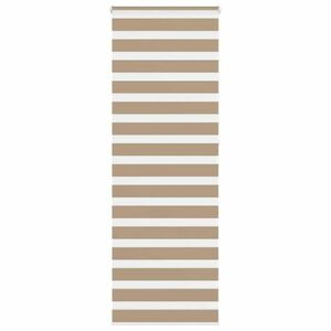 vidaXL zebrafüggönnyel homokbarna szövetszélesség 65, 9 cm poliészter kép