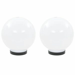 vidaXL 2 db LED gömblámpa 20 cm PMMA kép