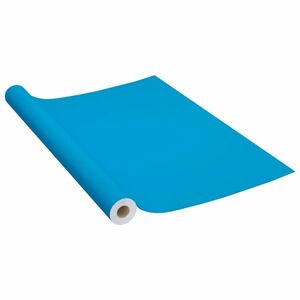 vidaXL azúrkék öntapadó PVC bútorfólia 500 x 90 cm kép