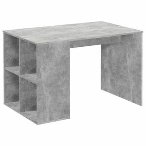 FMD betonszürke íróasztal oldalsó polcokkal 117 x 73 x 75 cm kép