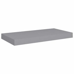 vidaXL szürke MDF lebegő fali polc 50 x 23 x 3, 8 cm kép