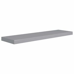 vidaXL szürke MDF lebegő fali polc 90 x 23, 5 x 3, 8 cm kép