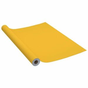 vidaXL magasfényű arany öntapadó PVC bútorfólia 500 x 90 cm kép