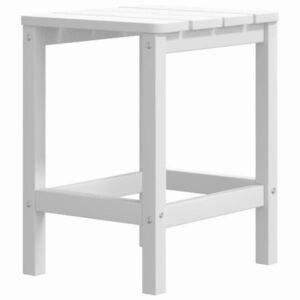 vidaXL fehér HDPE kerti adirondack asztal 38 x 38 x 46 cm kép