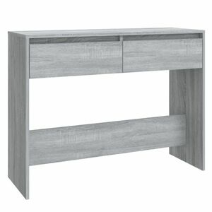 vidaXL szürke sonoma szerelt fa dohányzóasztal 100x35x76, 5 cm kép