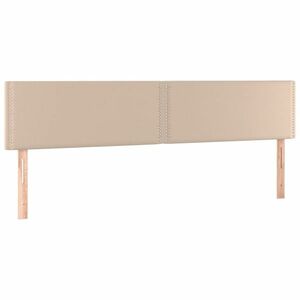 vidaXL 2 db cappuccino színű műbőr fejtámla 100 x 5 x 78/88 cm kép