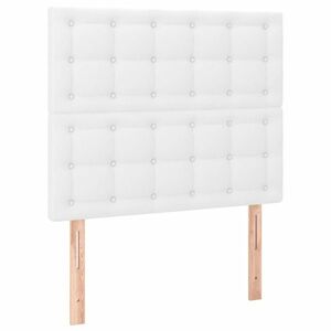 vidaXL 2 db fehér műbőr fejtámla 100x5x78/88 cm kép