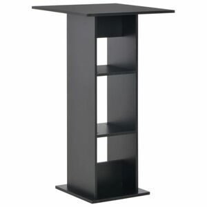 vidaXL 280206 Bar Table Black 60x60x110 cm kép