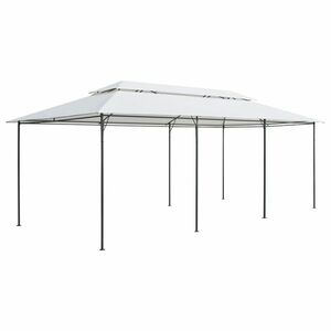 vidaXL fehér pavilon 600 x 298 x 270 cm 180 g/m² kép