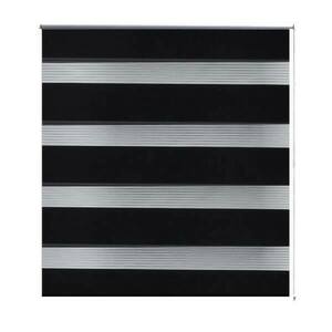 vidaXL Zebra roló 80 x 150 cm Fekete kép